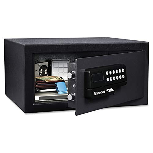 18w x 16d x 9h Black Sentry Safe X041E Electronic Lock//Card Swipe Security Safe 1.1 ft3